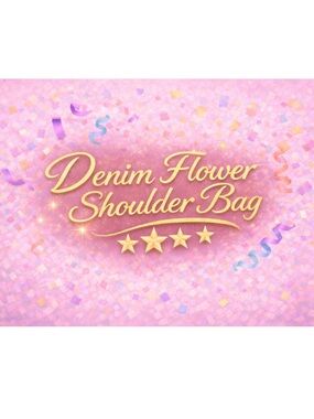 Denim Shoulder Bag - Blue Denim